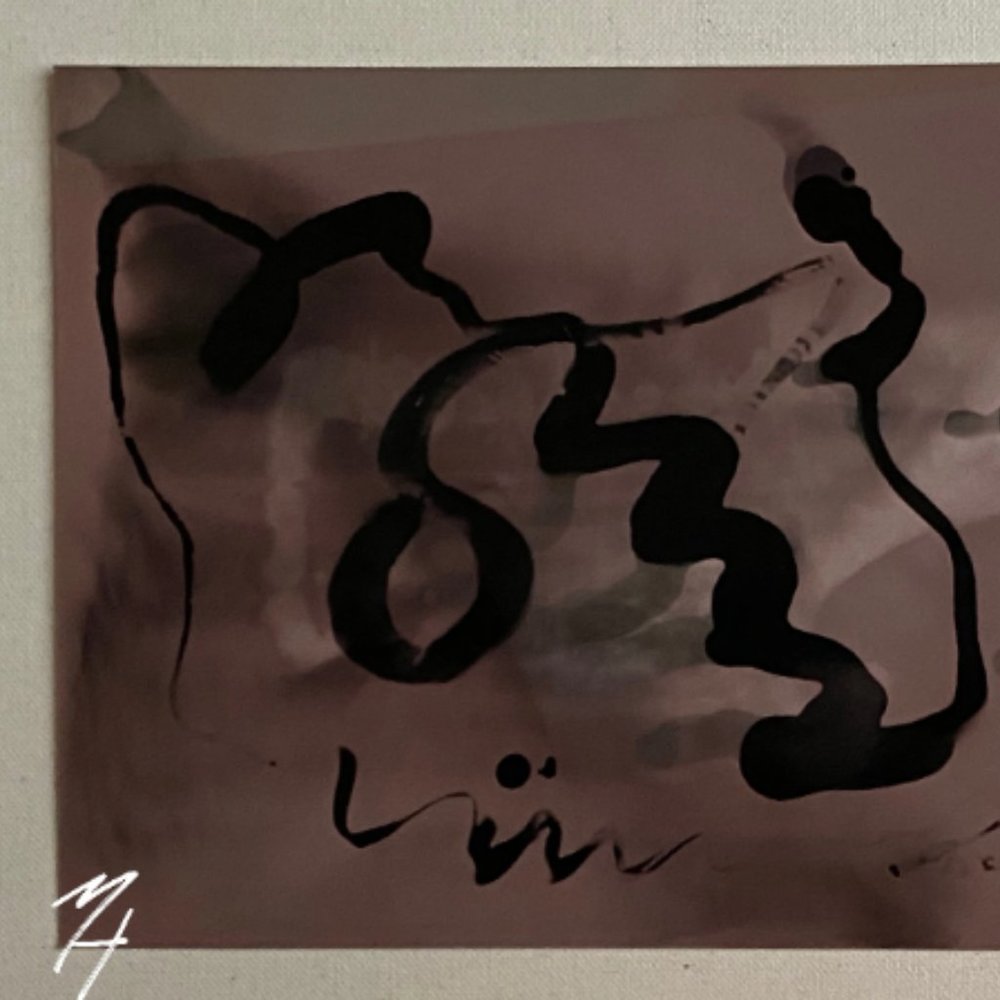 Blush Ink - Darkroom Photography Print Abstract Chemicals